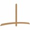 Ekena Millwork Bellingham Timber Gable Bracket, Western Red Cedar, 96"W x 48"H x 1 1/2"D x 3 1/2"F, 12/12 Pitch GBW096X48X0204BEL00SWR - alternate 4
